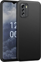 Луксозен силиконов гръб ТПУ ултра тънък МАТ за Nokia G60 черен 